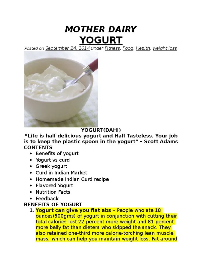 Yogurt Curd Yogurt Milk