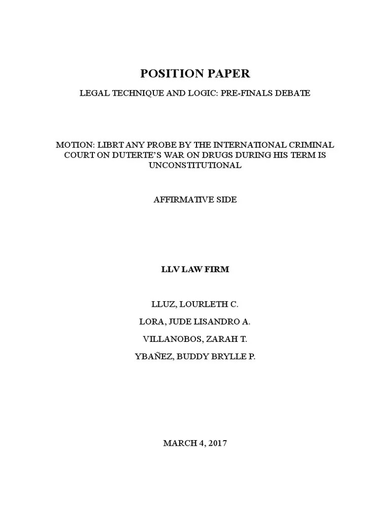 POSITION PAPER COVER PAGE.docx