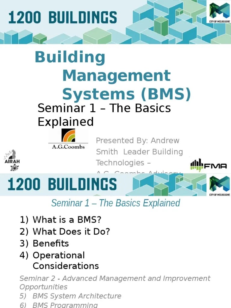 Bms the Basics Explained Hvac Program Optimization