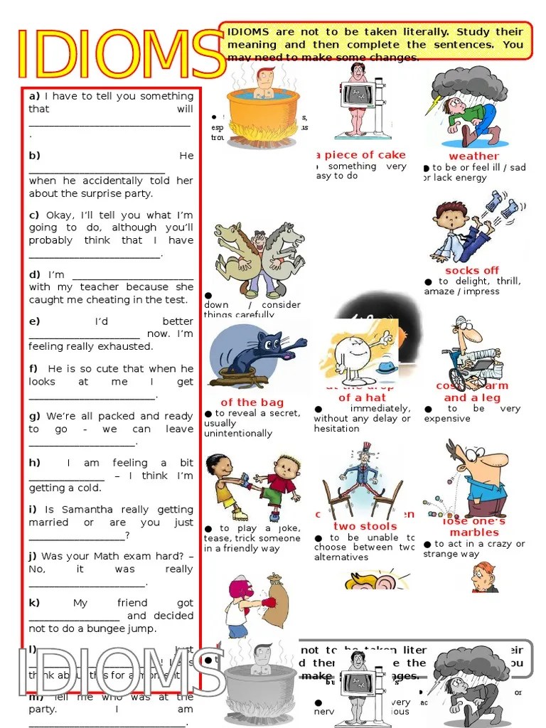 Animals Idioms