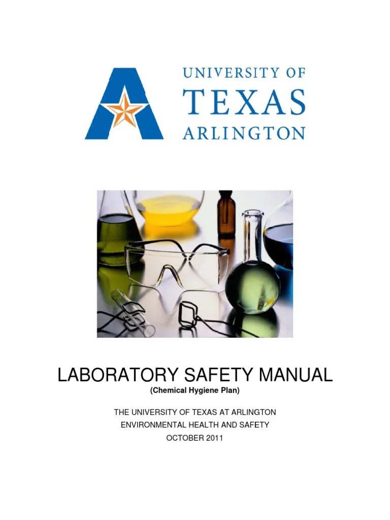 Laboratory Safety Manual Laboratories Hazardous Waste