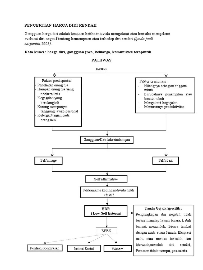 RESUME Harga Diri Rendah | PDF