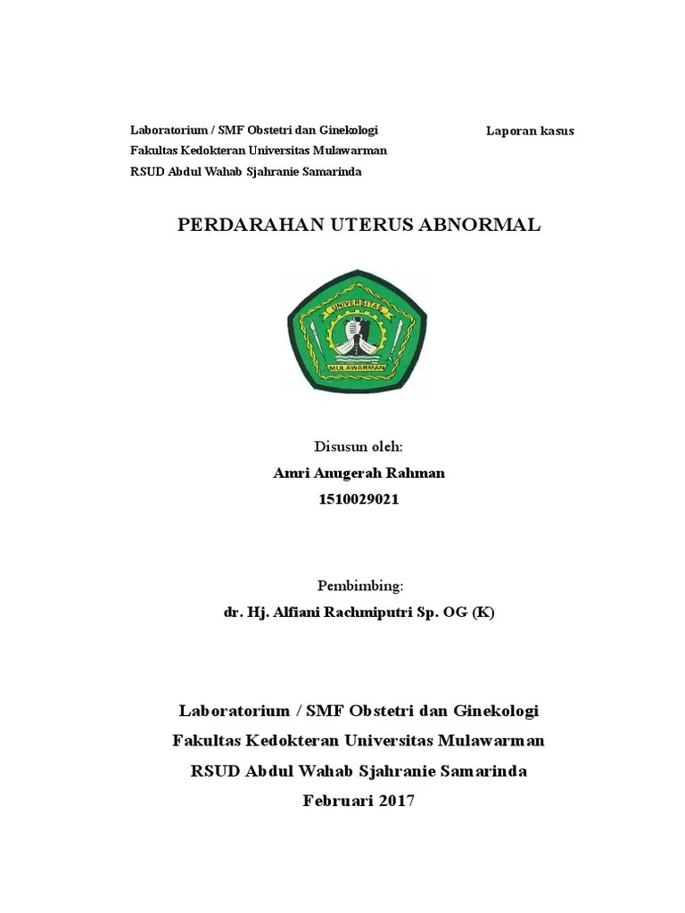 Lapsus Metromenorrhagia | PDF