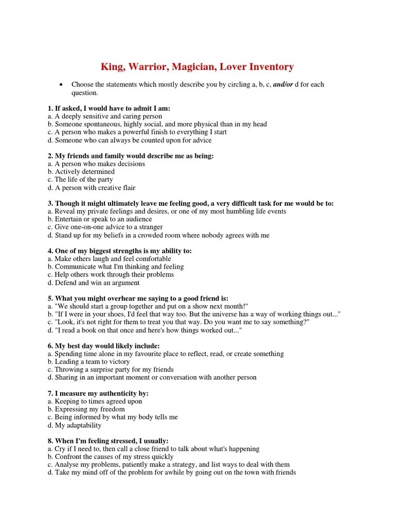 king_warrior_magician_lover_inventory Copy.pdf Psychology