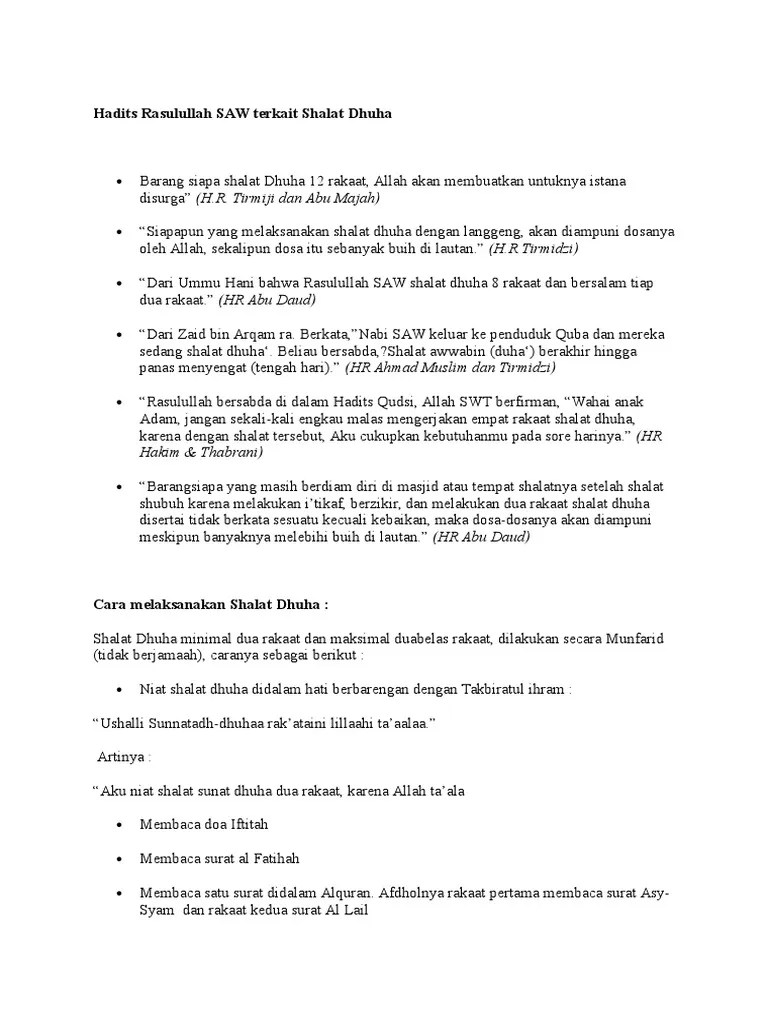 Hadits Tentang Niat Shalat - Nusagates