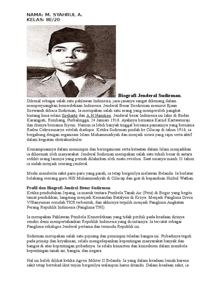 Gambar Pahlawan Jendral Sudirman Gambar Viral HD