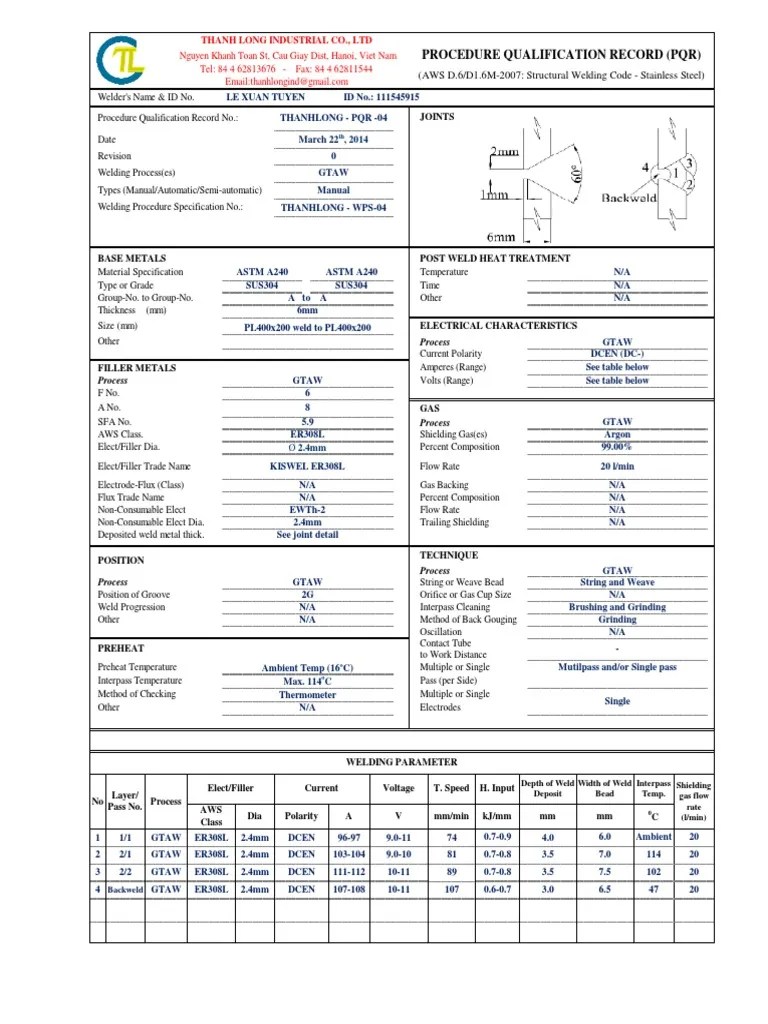 PQR04 AWS D1.6D1.6M2007 Structural Welding Code