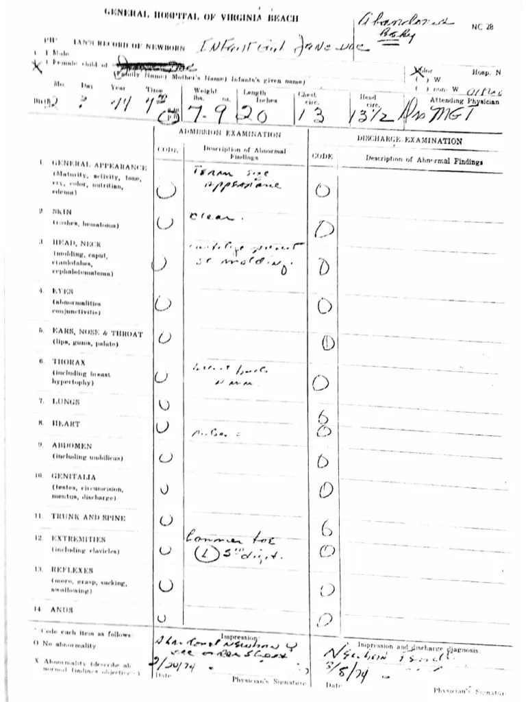 Hospital Intake Form 1