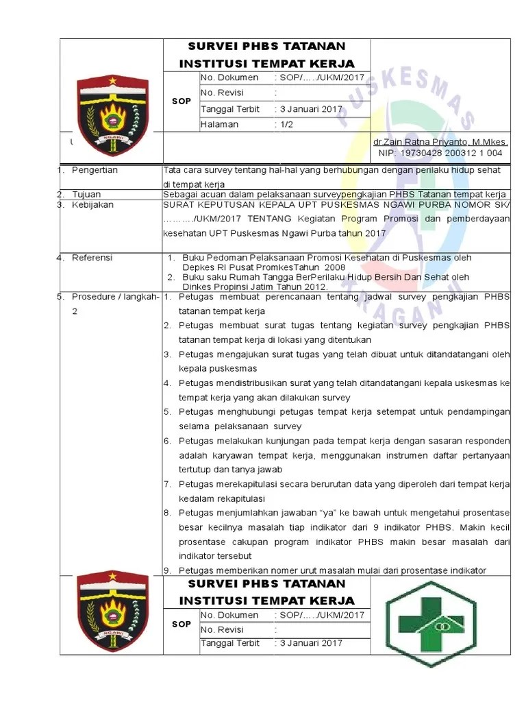 12+ Info Penting Phbs Di Tempat Kerja