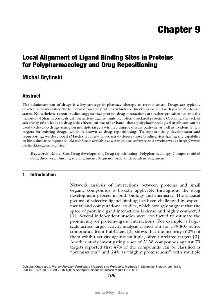 2017 Methods Mol Biol 1611 10922 Sequence Alignment Proteins