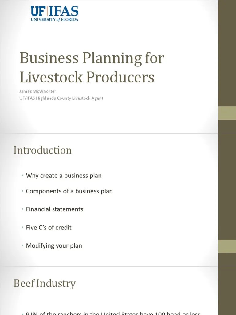 Business Planning for Livestock Producers.pdf Balance Sheet