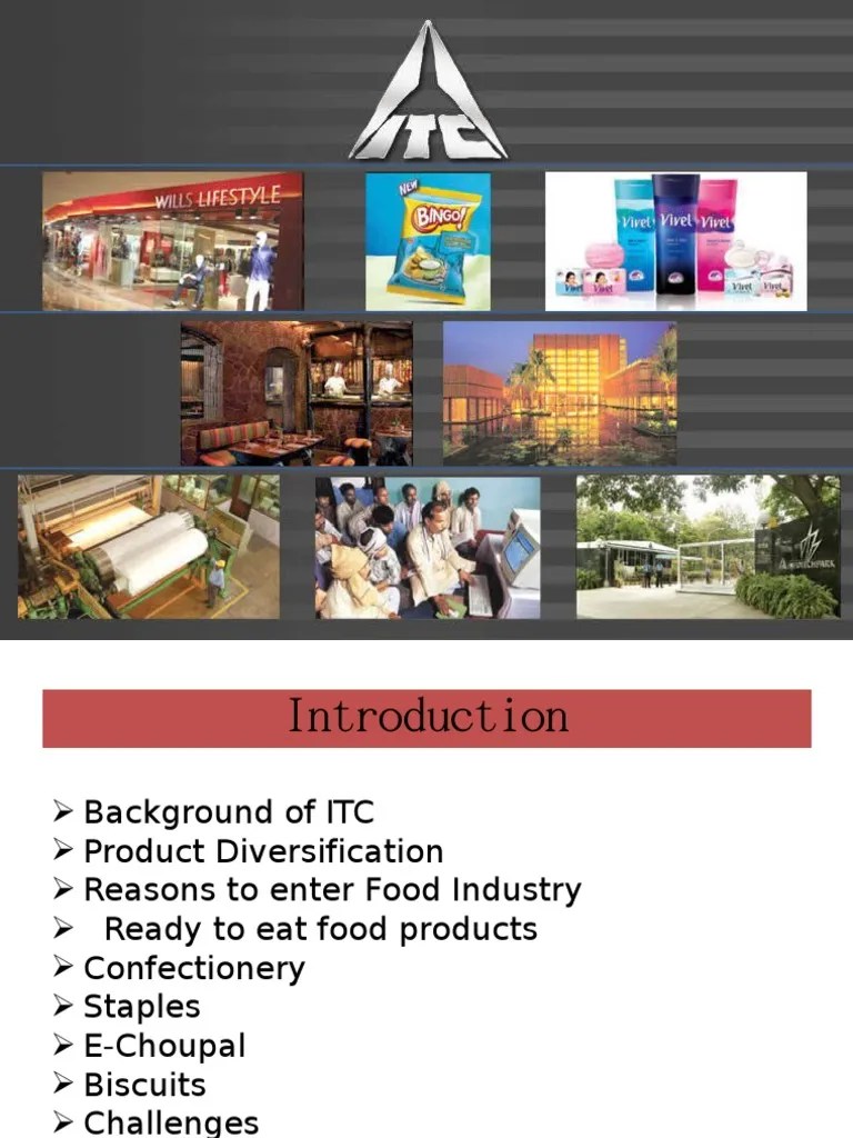 ITC FOOD PRODUCTS Business Foods