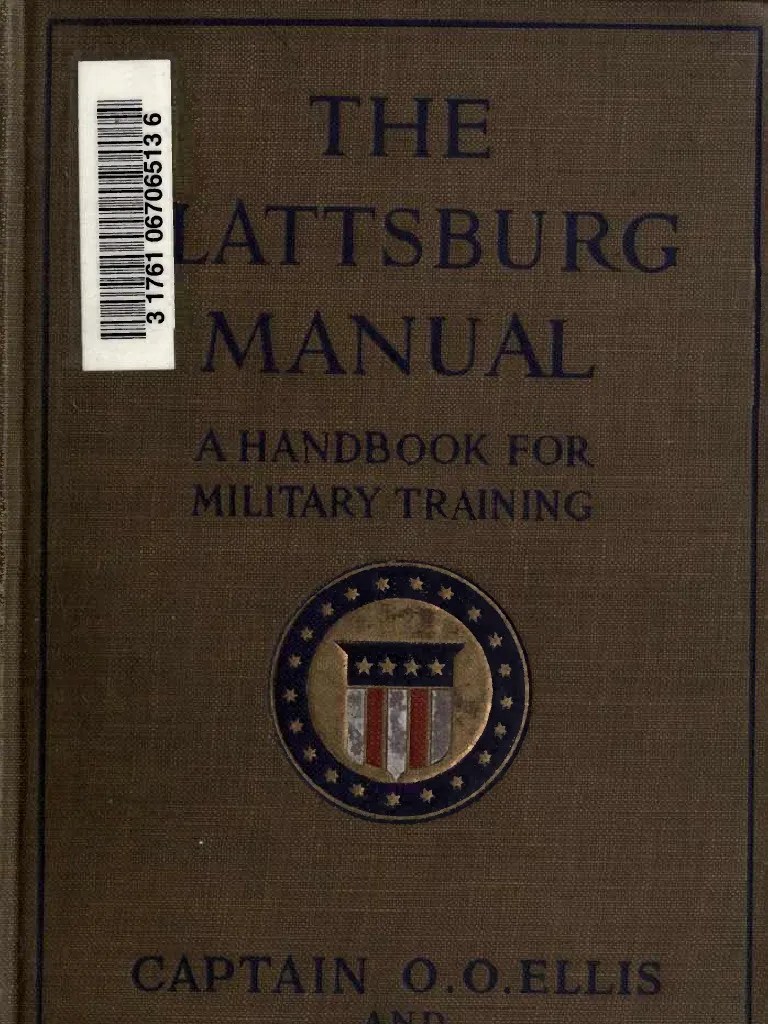 Plattsburg manual of military training Hand Mail