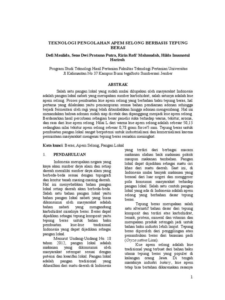 Jurnal Tepung Beras 2003 PDF