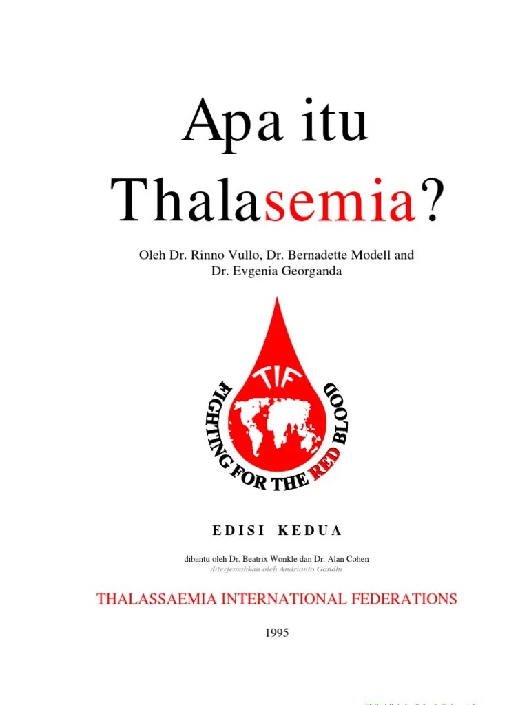 Apa itu Thalasemia