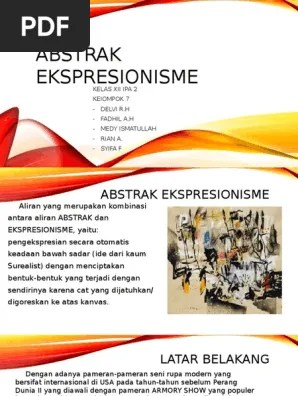 Abstrak Ekspresionisme | PDF