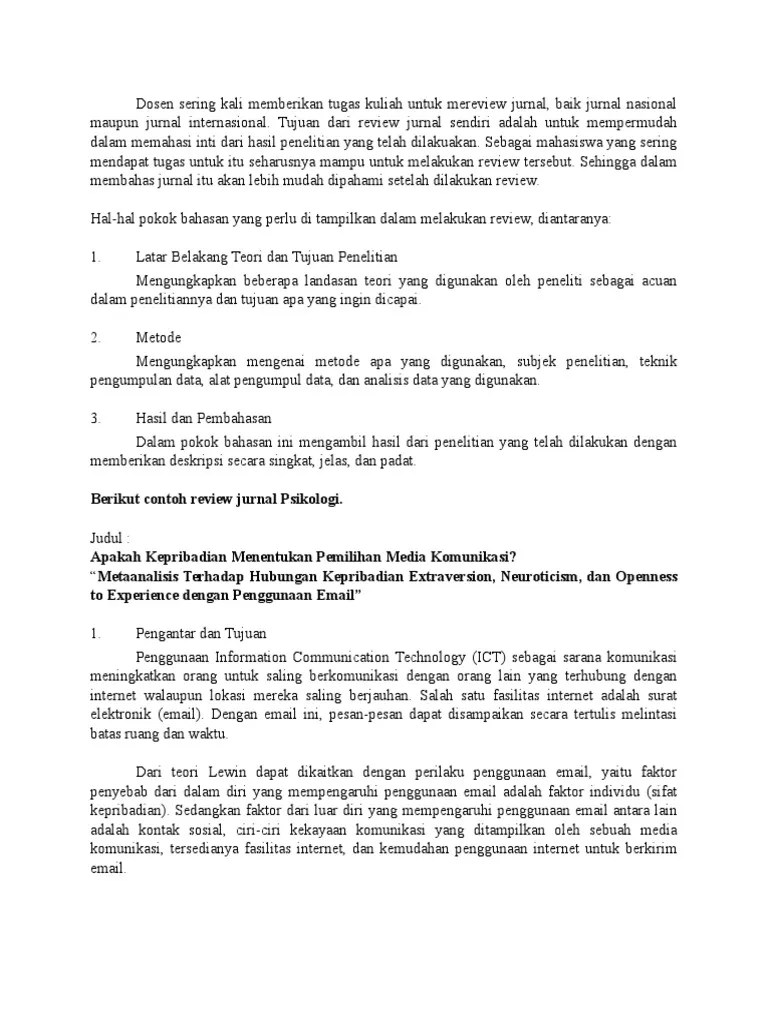 Ciri Ciri Jurnal Internasional Yang Baik Ini Cirinya