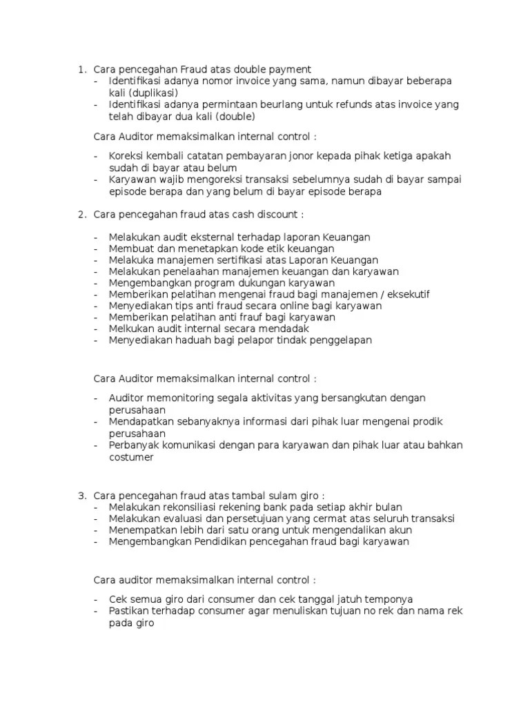 Cara pencegahan Fraud atas double payment.docx