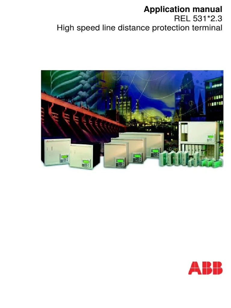 REL 531 - Application Manual - 1MRK 506 107-UEN | PDF | User Interface