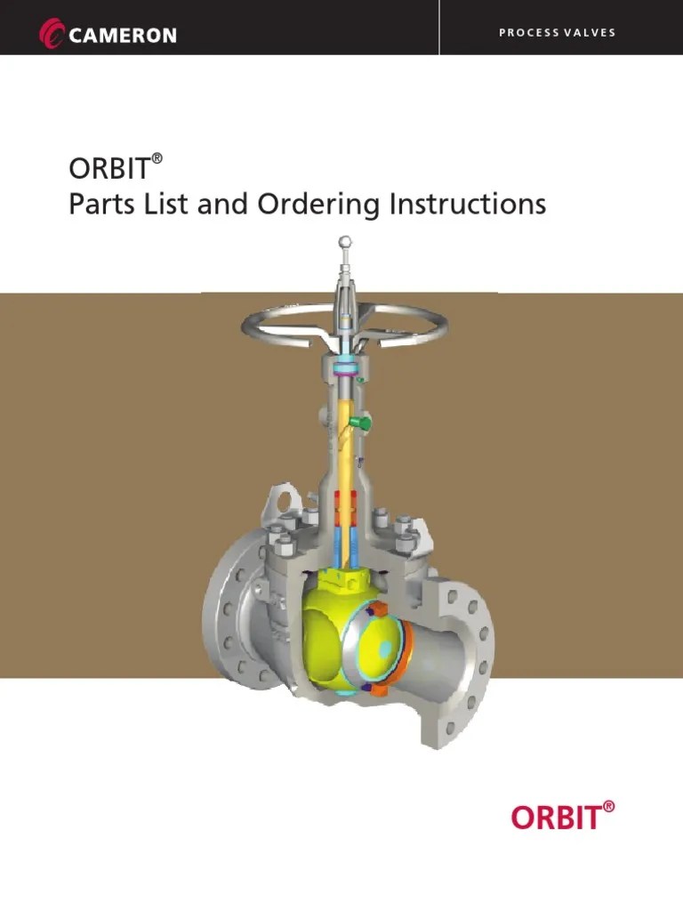 orbit-valves-iom.pdf | Valve | Screw