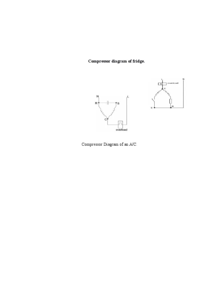Compressor Diagram of An A/C | PDF