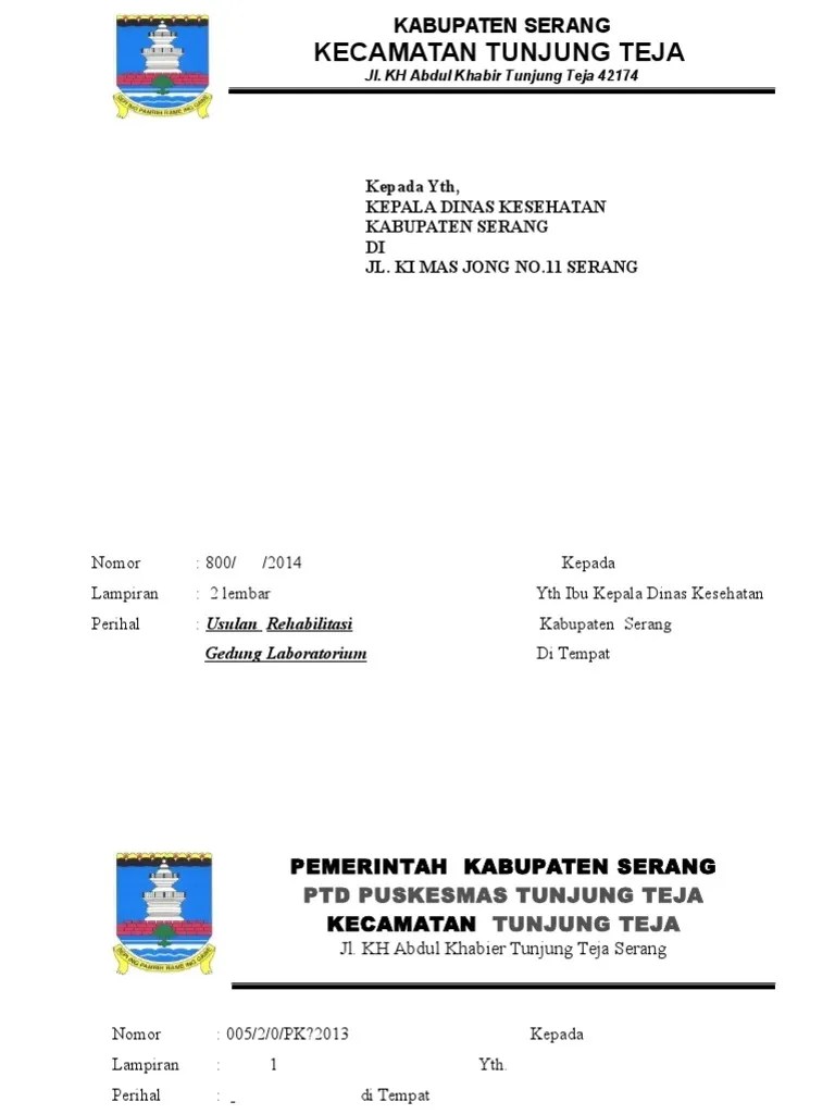 Contoh Amplop Surat | PDF