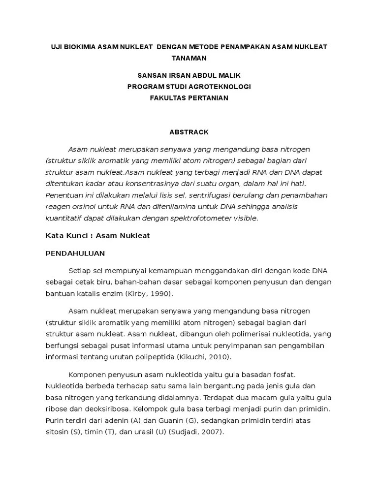 jurnal asam nukleat