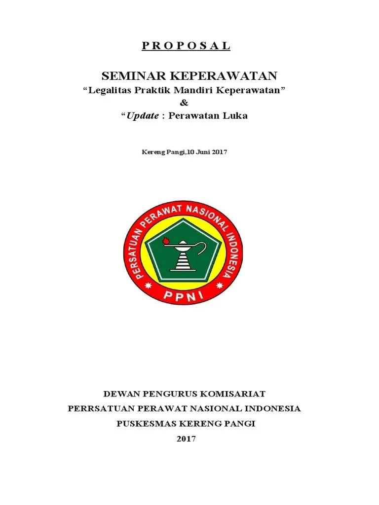 Proposal Seminar Keperawatan Kereng Pangi