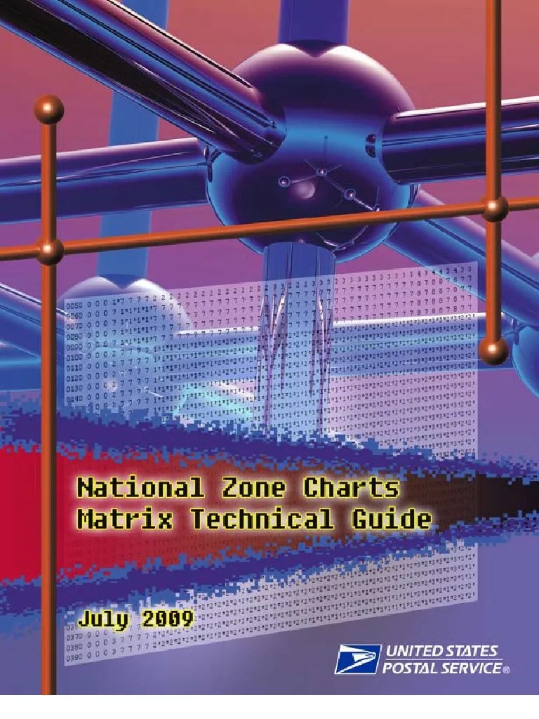 National Zone Charts Matrix Technical Guide Zip Code United States