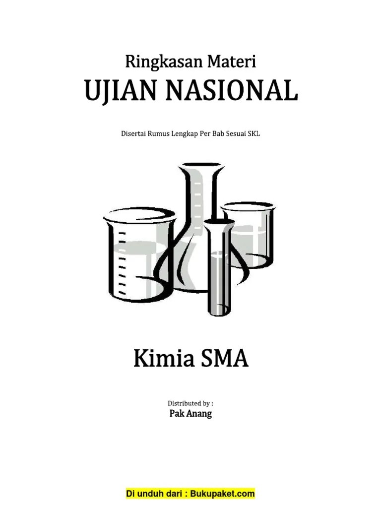 Ringkasan Materi UN Kimia SMA