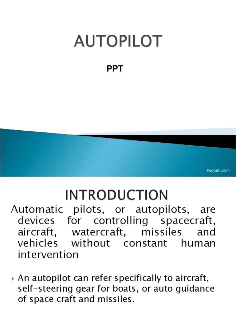 Understanding How Automatic Flight Control Systems and Autopilots Function PDF Lift (Force