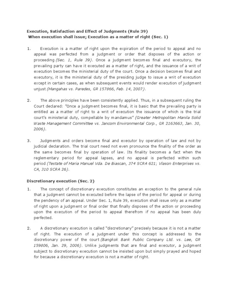 Civil Procedure Rule 39 PDF Garnishment Judgment (Law)