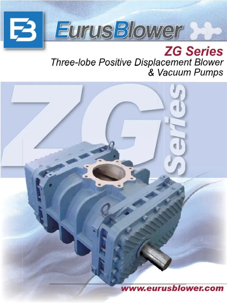 Eurus Blower Built for Long Life Technical Specifications and