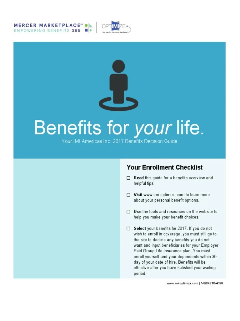 2017 CCI NewHire Benefits Guide Health Savings Account Disability