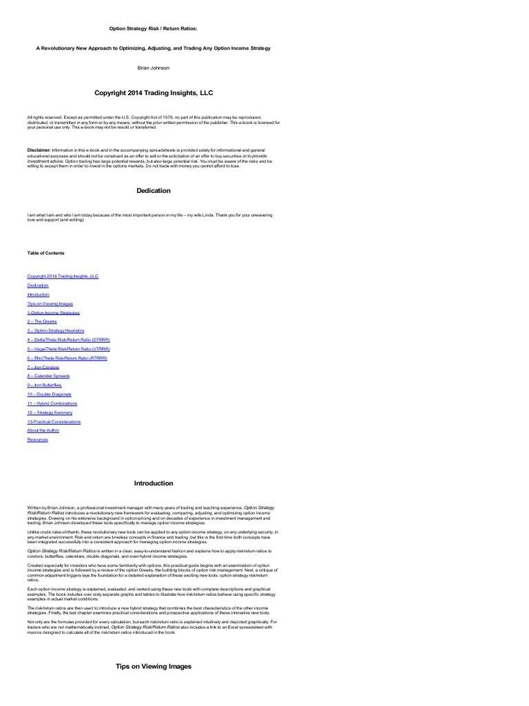 [Brian Johnson] Option Strategy Risk Return (4