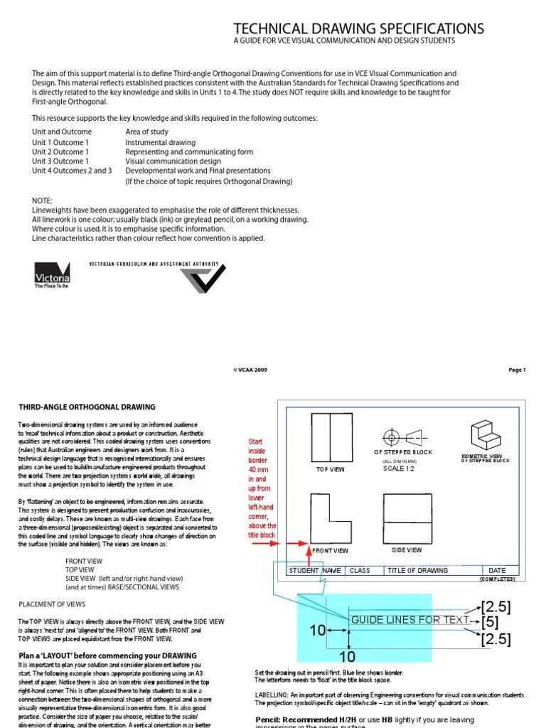 Technical Drawing Specifications PDF Drawing Door