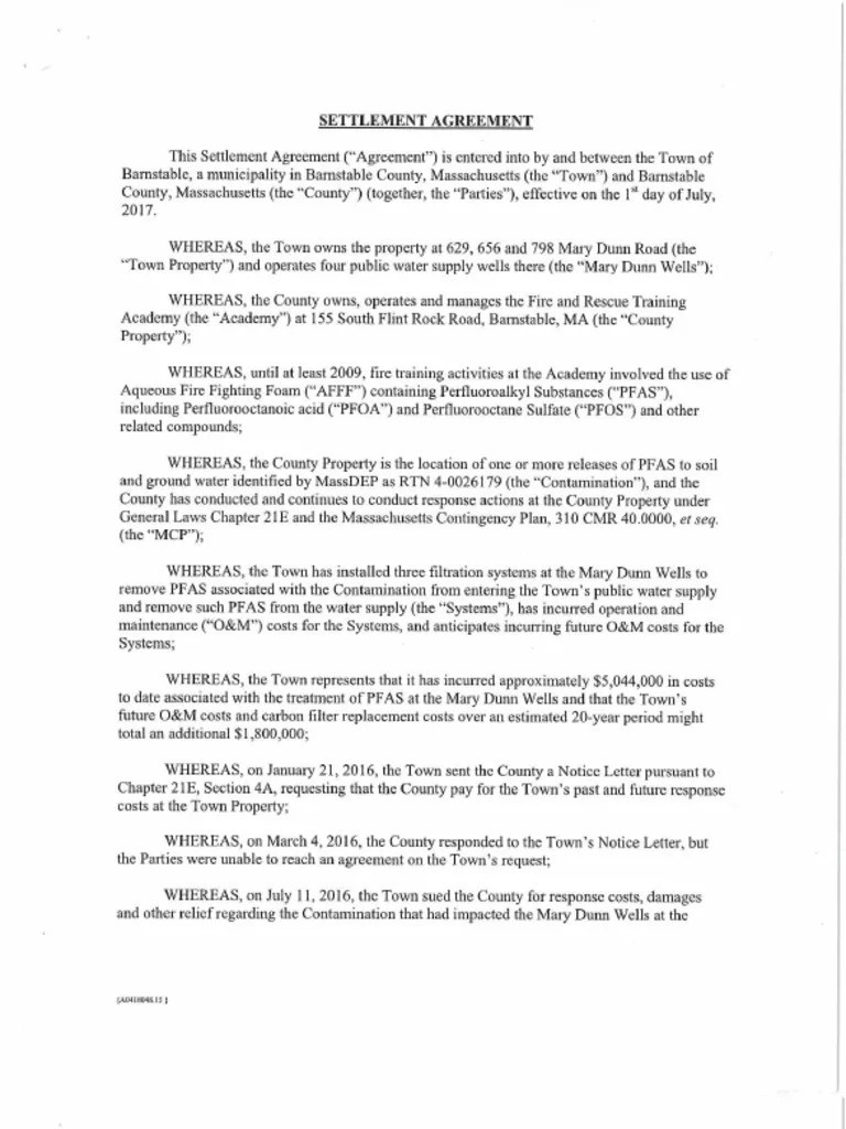 Settlement Agreement