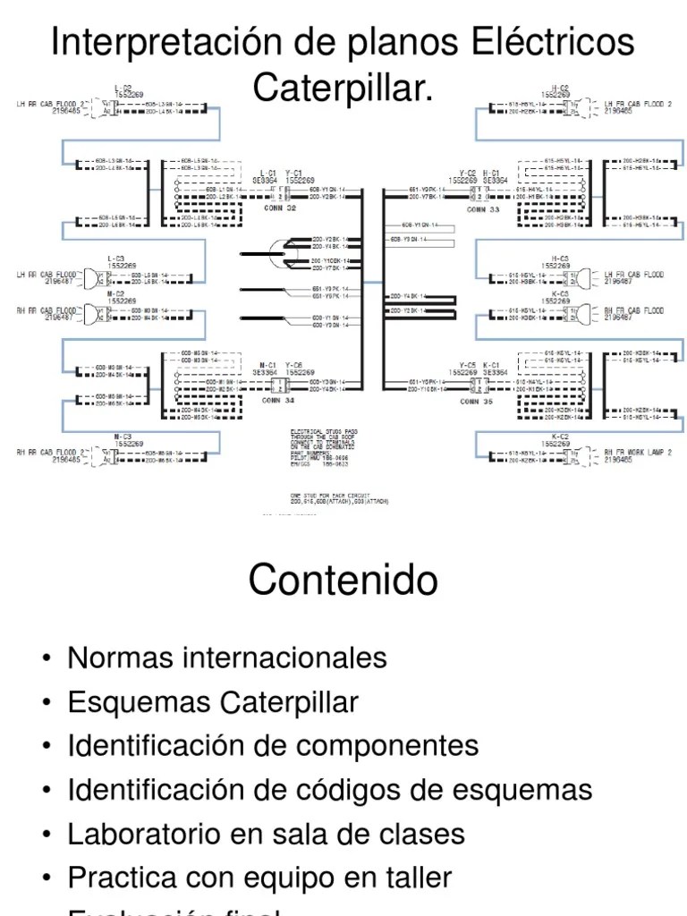Simbologia en Diagramas Electricos Caterpillar | PDF | Relé | Inductor