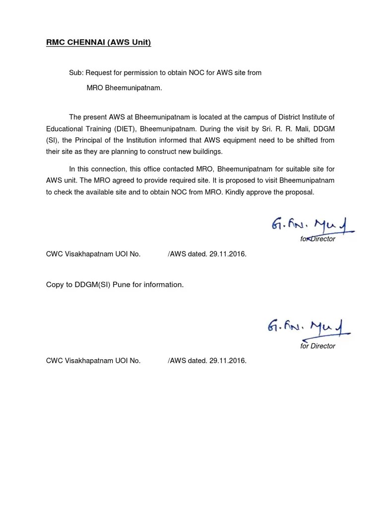 RMC Chennai (Aws Unit) Copy To DDGM (SI) Pune For Information PDF