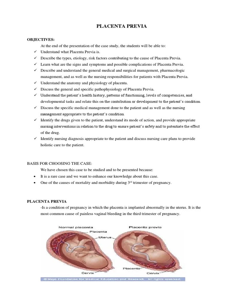 PLACENTA PREVIA TOTALIS case (Autosaved).docx Saline (Medicine