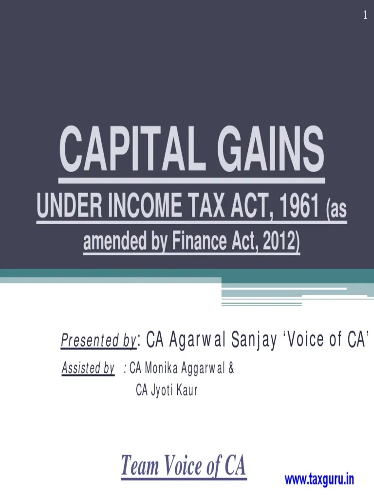 tax and capital gains.pdf Capital Gains Tax Tax Deduction Free 30