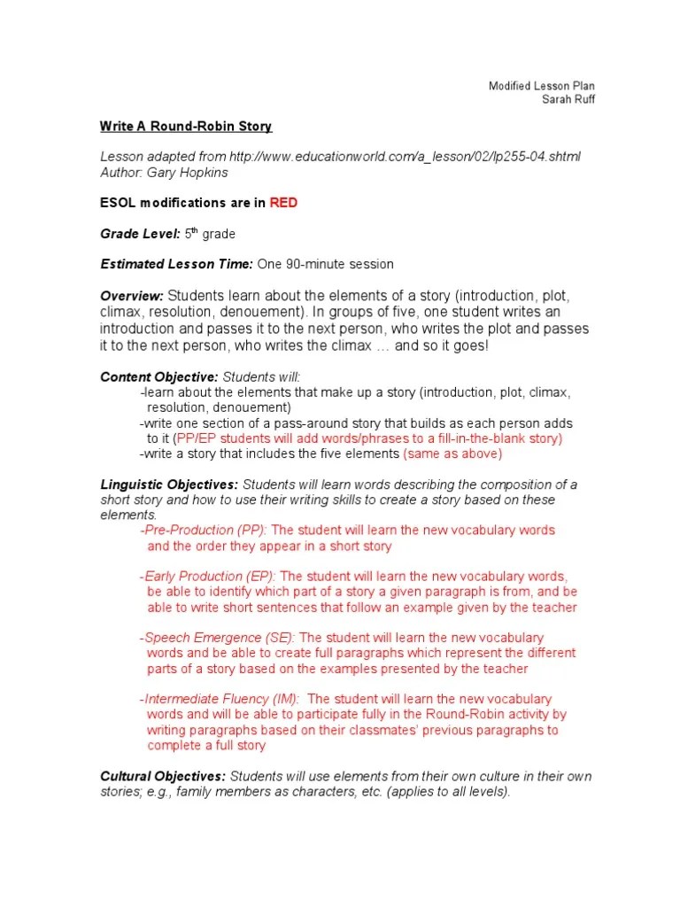 Modified Lesson Plan Word Vocabulary Free 30day Trial Scribd