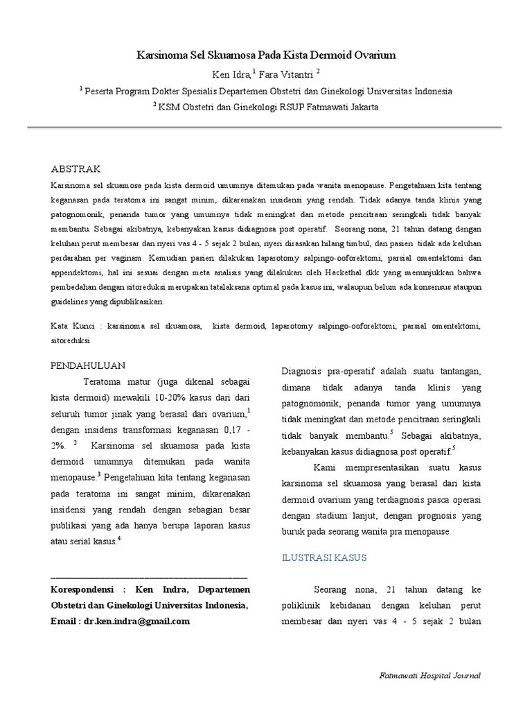 Karsinoma Sel Skuamosa | PDF