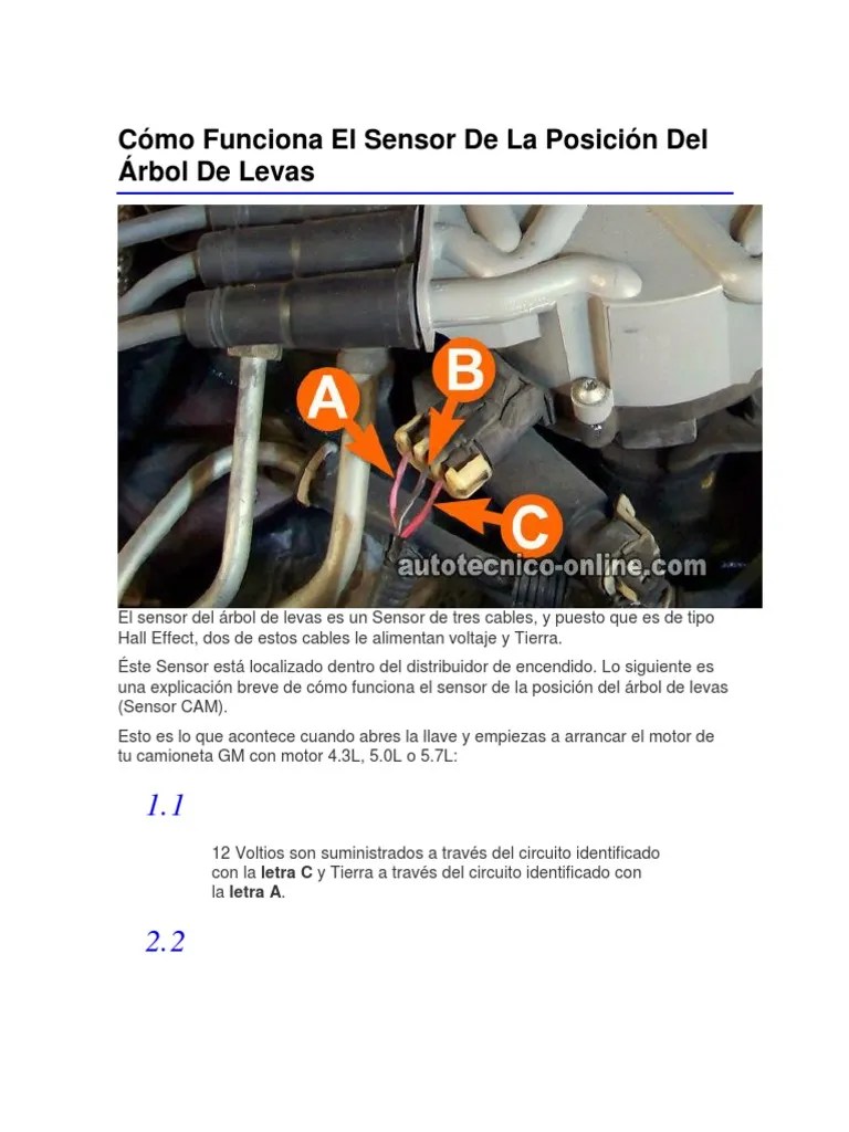 Sensor de La Posición Del Árbol de Levas | PDF | Bienes manufacturados
