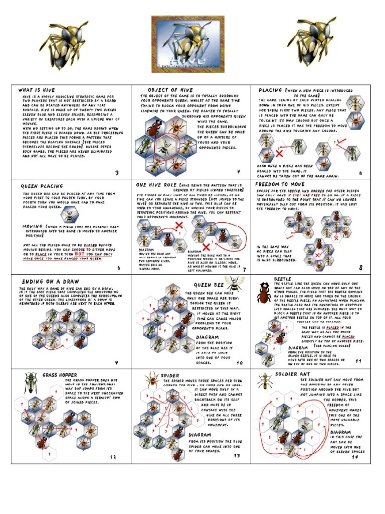 Hive Rules PDF