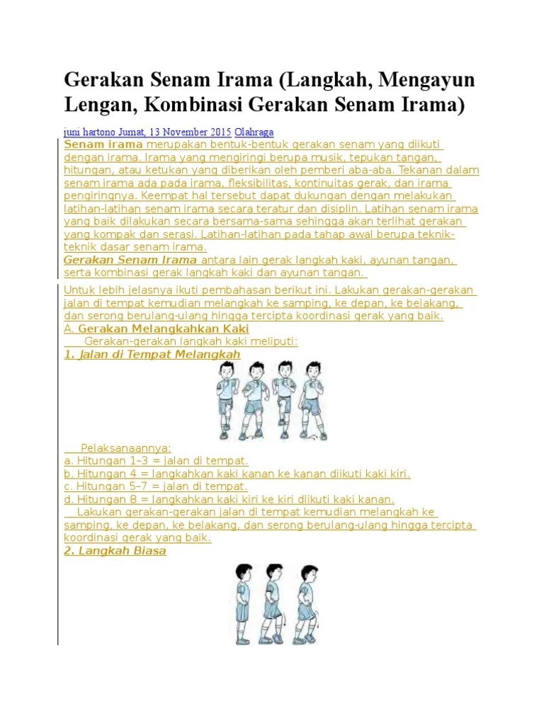 Gerakan Senam Irama