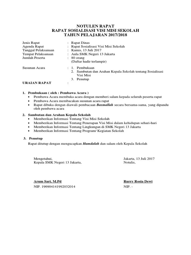 19 Contoh Surat Undangan Rapat Agenda Rapat Dan Susunan Acara Rapat