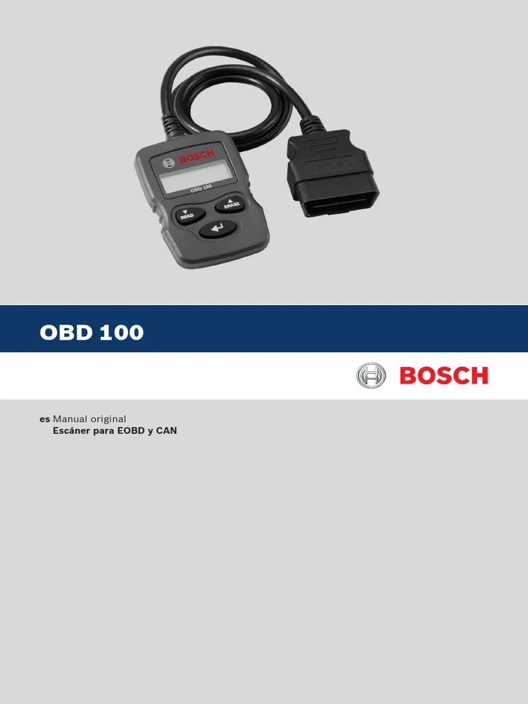 Manual ES OBD 100 PDF | PDF | Vehículos | Science