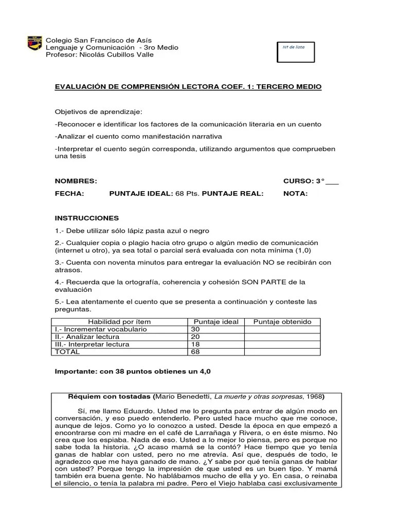 Réquiem Con Tostadas PDF