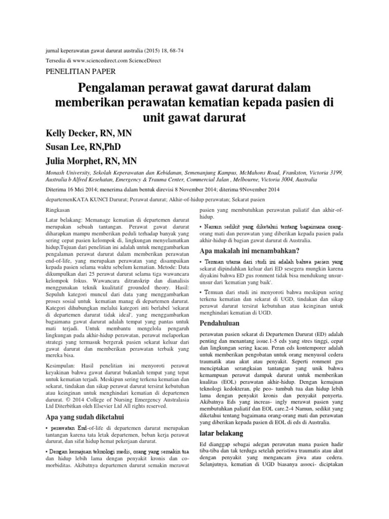 Jurnal Keperawatan Gawat Darurat Australi1